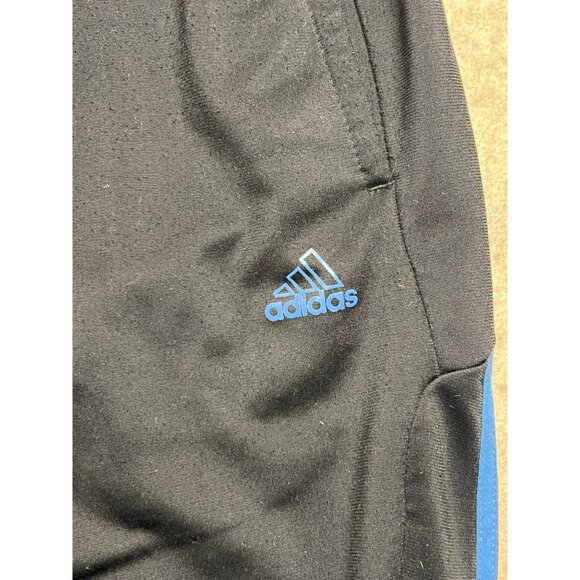 Adidas Active 360 Black & Blue Three Stripe Activewear Pants Men's Size Large - Picture 3 of 9